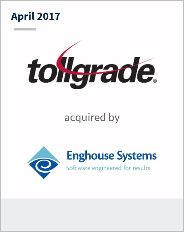 April 2017 Tollgrade Communications has been acquired  by Enghouse Systems