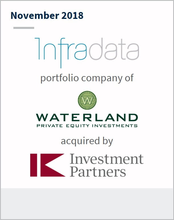 November 2018 Infradata a portfolio company of Waterland has been acquired by Investment Partners 